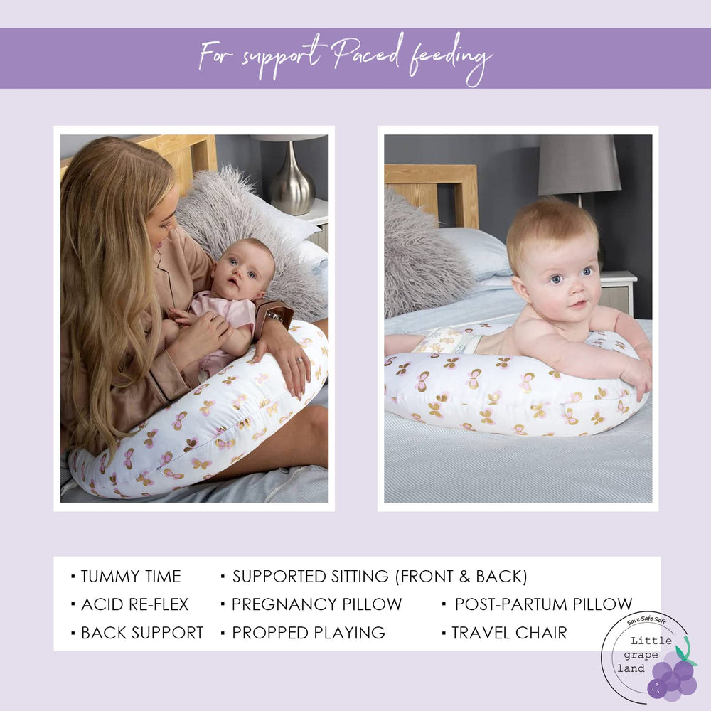 Little Grape Land nursing pillow arrives vacuum-packed for easy gifting.