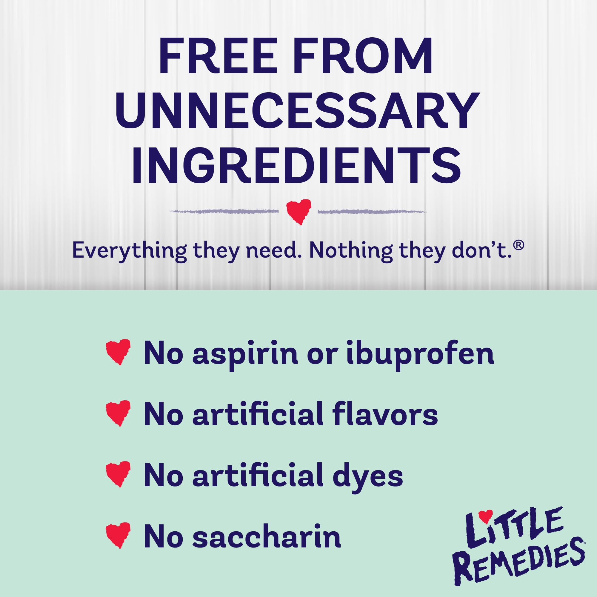 Little Remedies Infant Fever and Pain Relief with Acetaminophen provides gentle relief.
