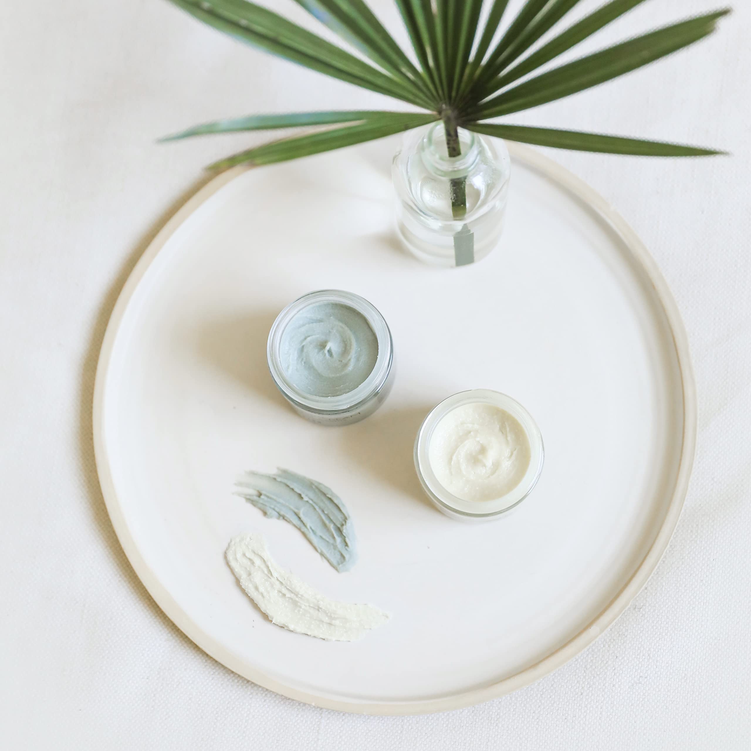 Little Seed Farm deodorant cream ingredients list close-up showcases 100% natural components.