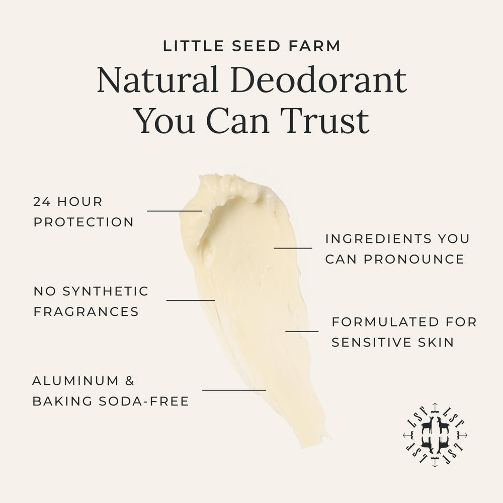 Silky-textured Lavender Deodorant Cream ready for easy application.