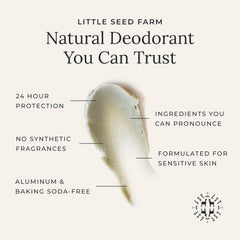 Silky texture close-up reveals smooth glide of the deodorant paste.