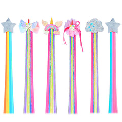 Little World rainbow hair clip designs add color and personality to everyday hairstyles.