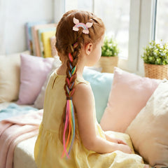 Little World tangle-resistant fiber clip ensures smooth hair during active play.