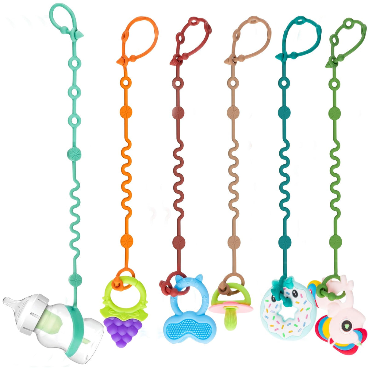 LittleHugs Toy Straps stroller-attachment keeps toys secure during on-the-go walks