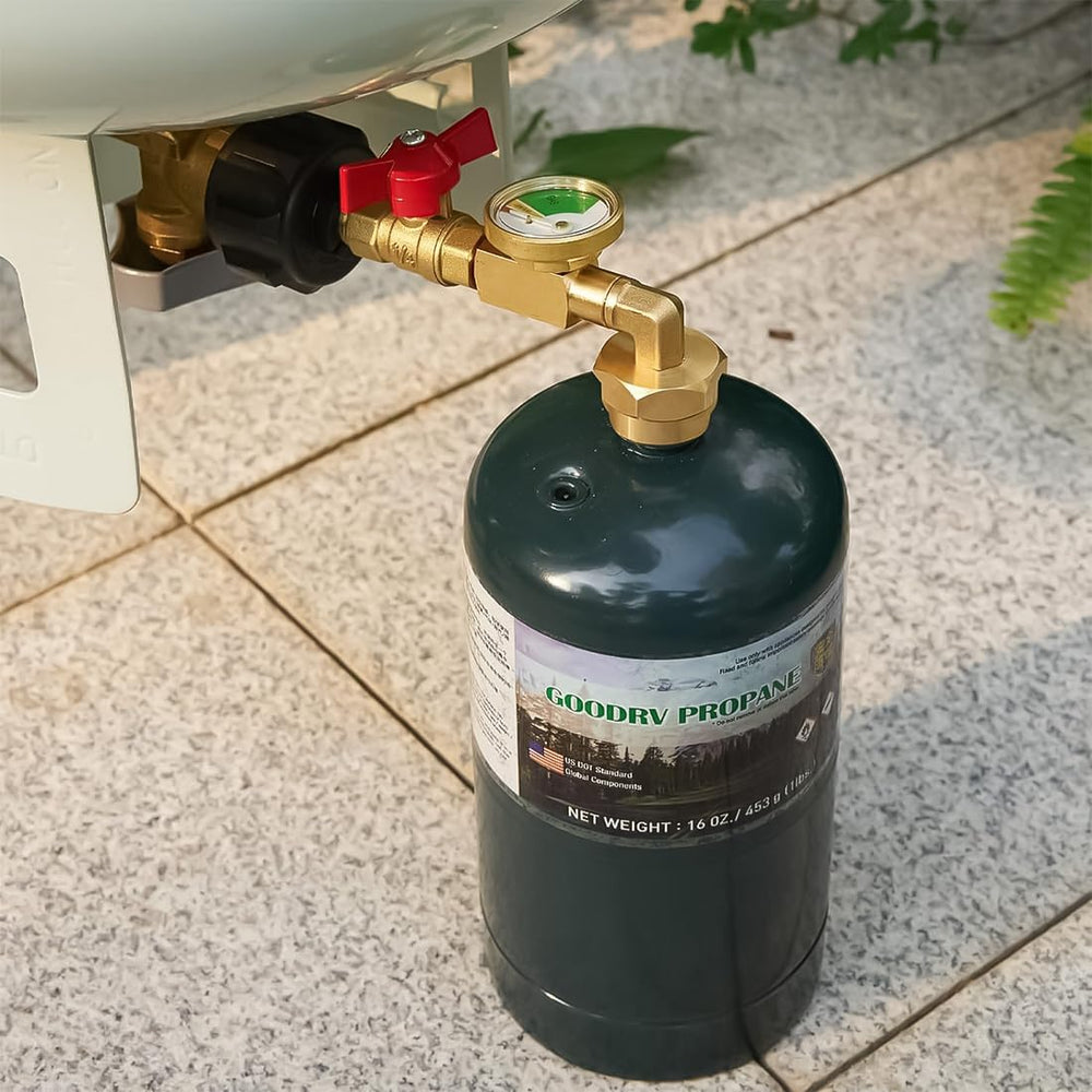 Liucocotos setup refilling a 1lb tank from a 5-40lb cylinder