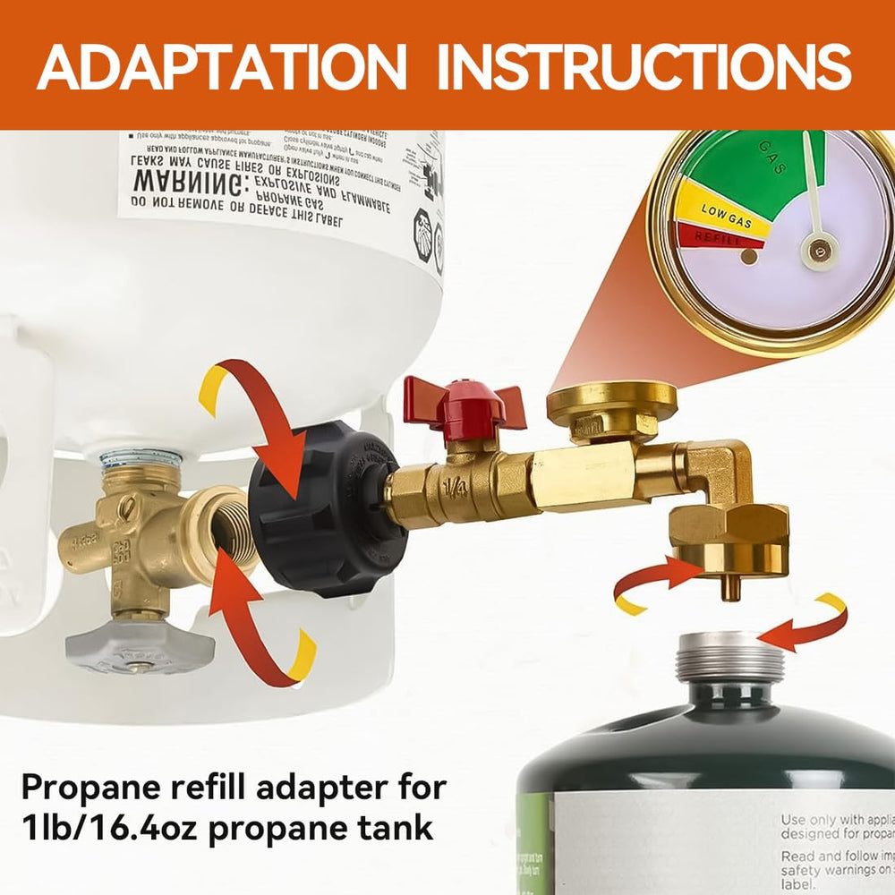 Liucocotos adapter showing valve and control features for easy refills