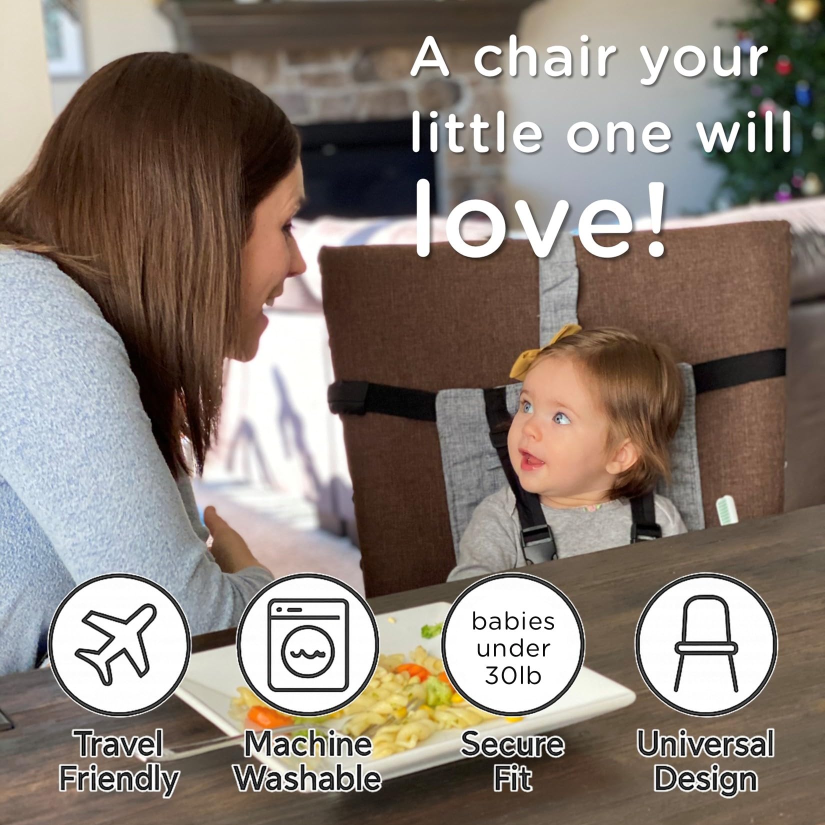 Liuliuby high chair padding provides extra comfort for babies.