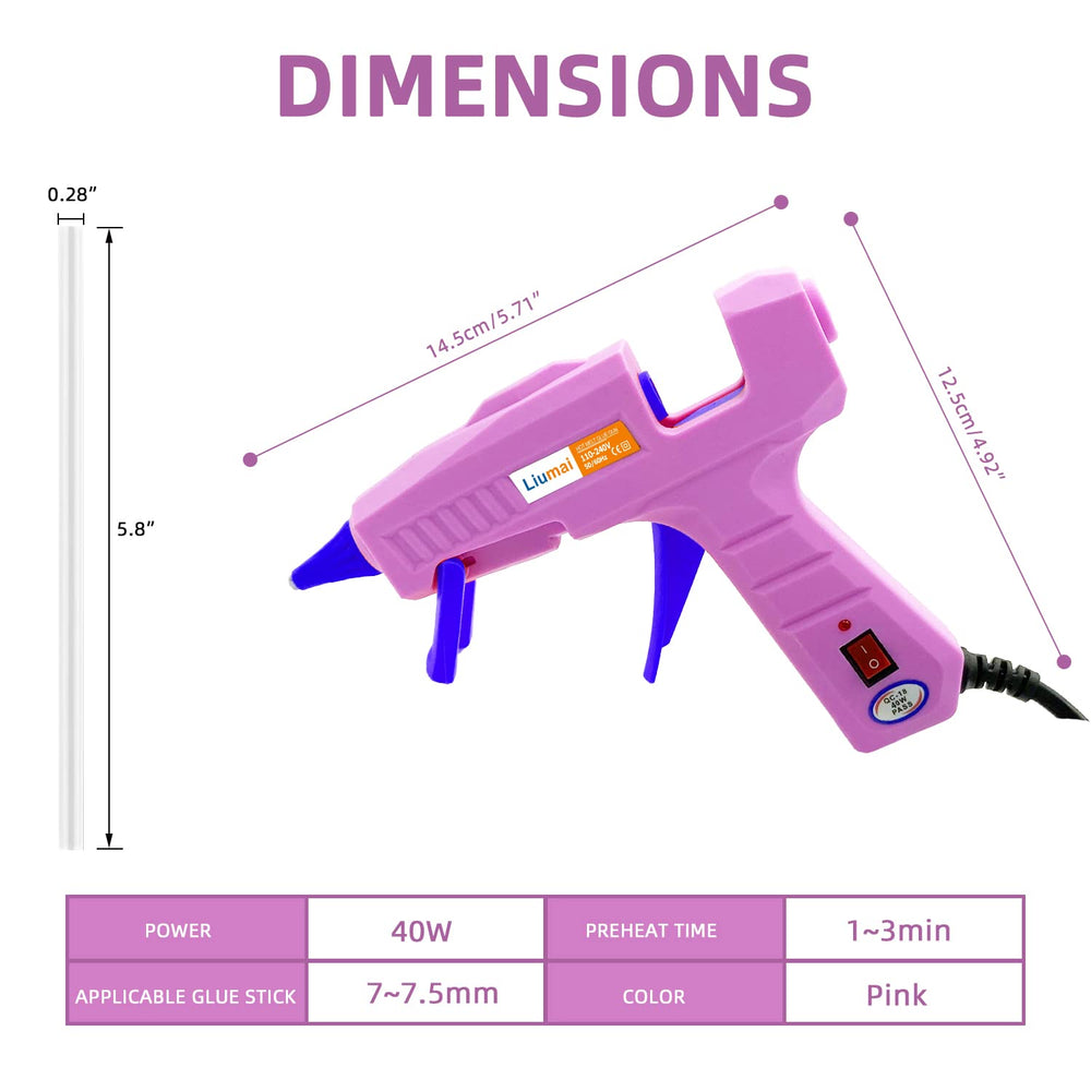 Liumai precision nozzle delivering clean glue flow