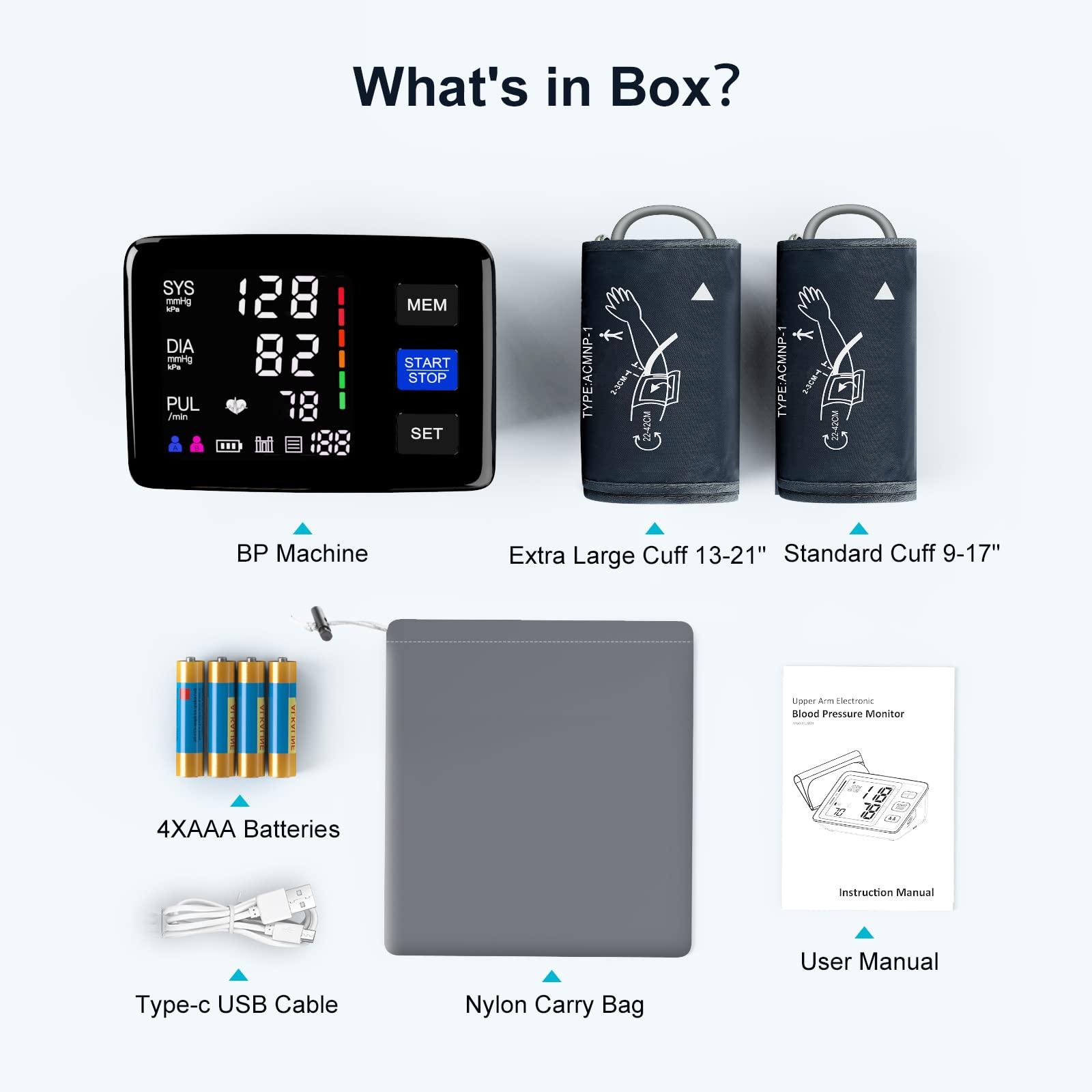 LIVAROCI bp monitor stores results for two users with memory.