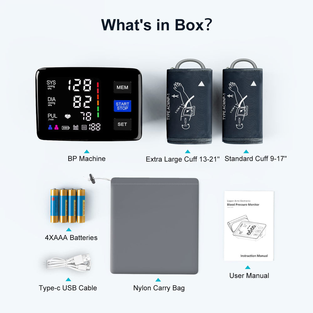 LIVAROCI bp monitor stores results for two users with memory.