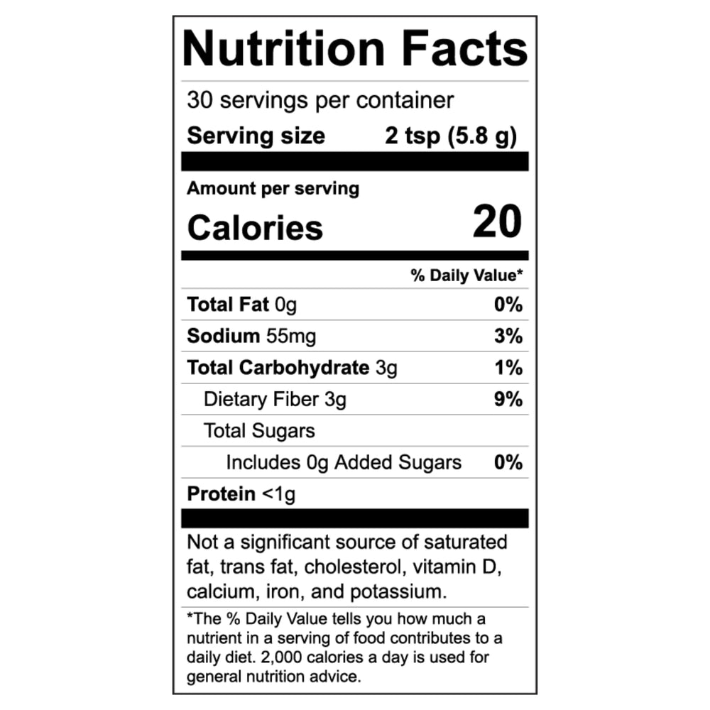 Live Conscious Beyond Brew 30 servings label for convenient daily use