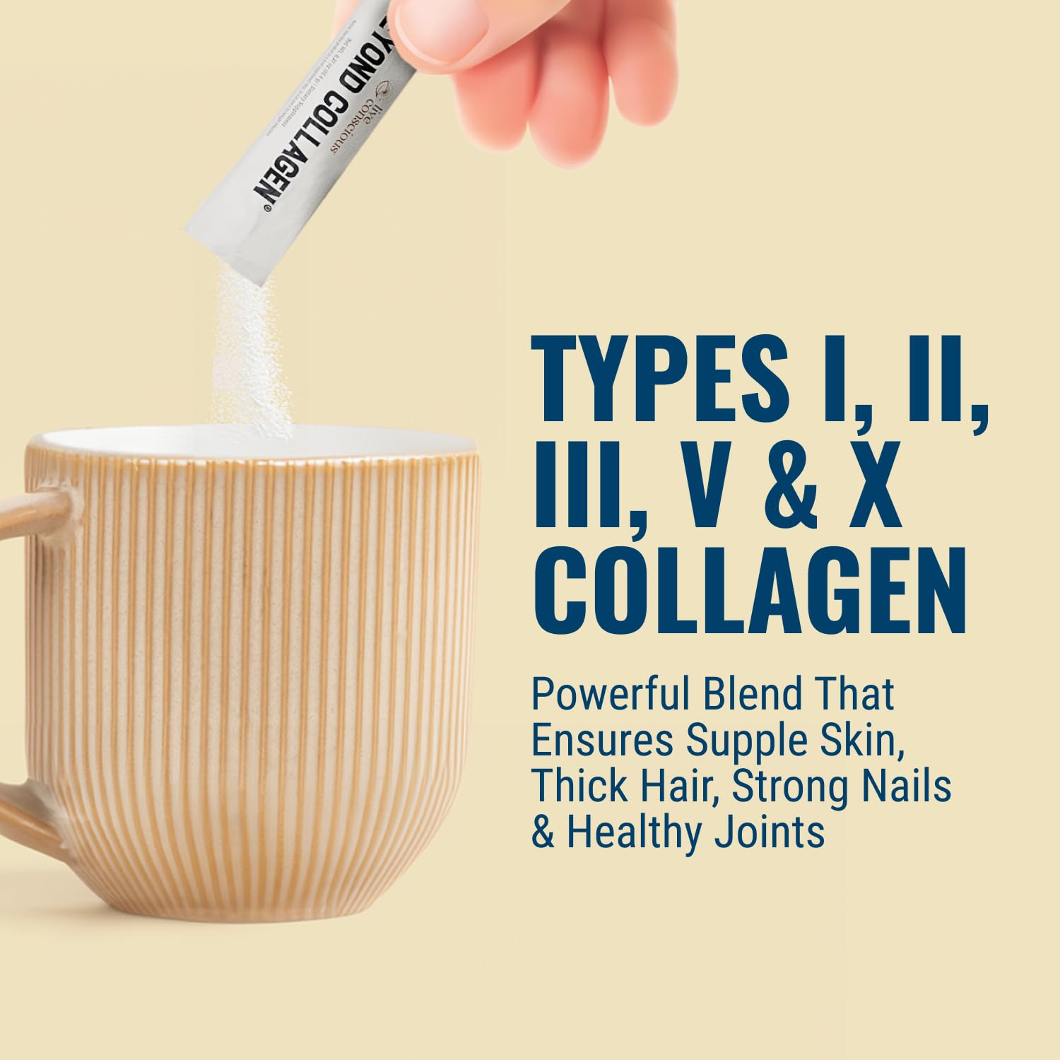 Live Conscious Beyond Collagen on-the-go pack enables travel-friendly supplementation