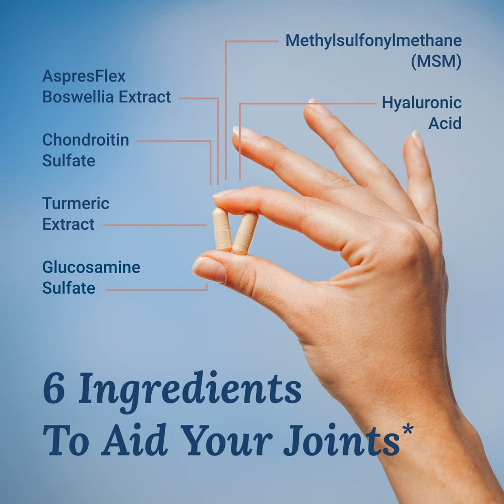 Live Conscious MoveWell glucosamine ingredient detail emphasizes joint health benefits.