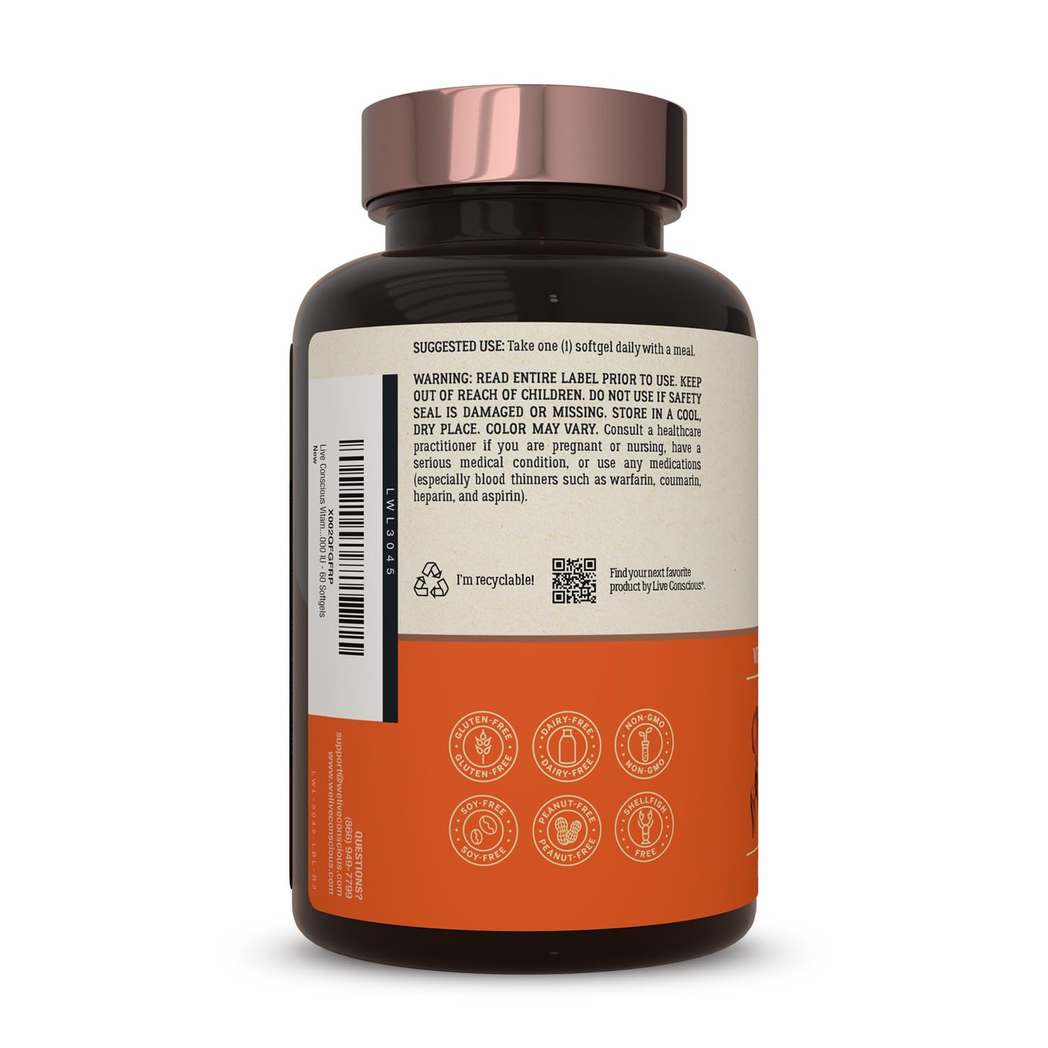 Live Conscious packaging on kitchen shelf signals easy integration into daily meals