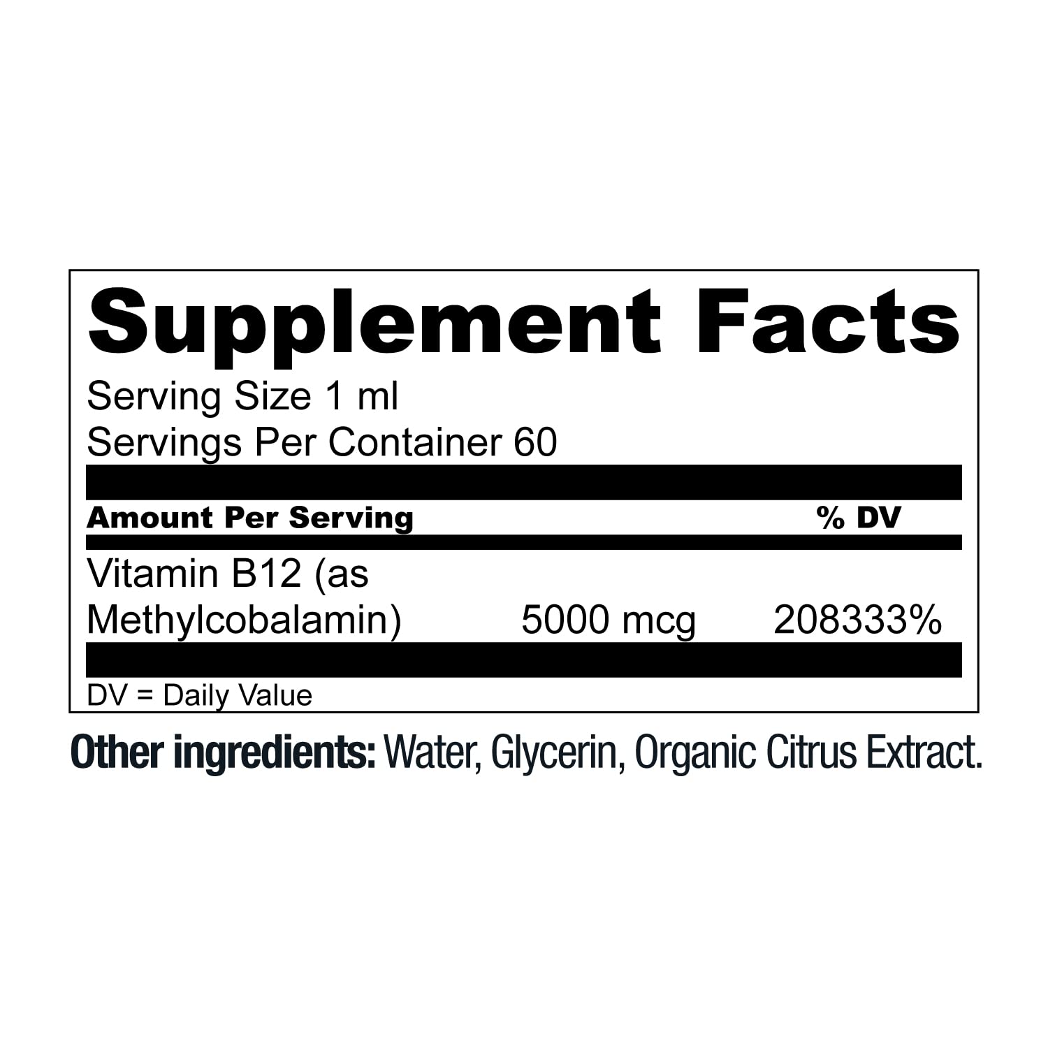 Live Conscious Vegan B12 Drops instructions for daily use and sublingual application