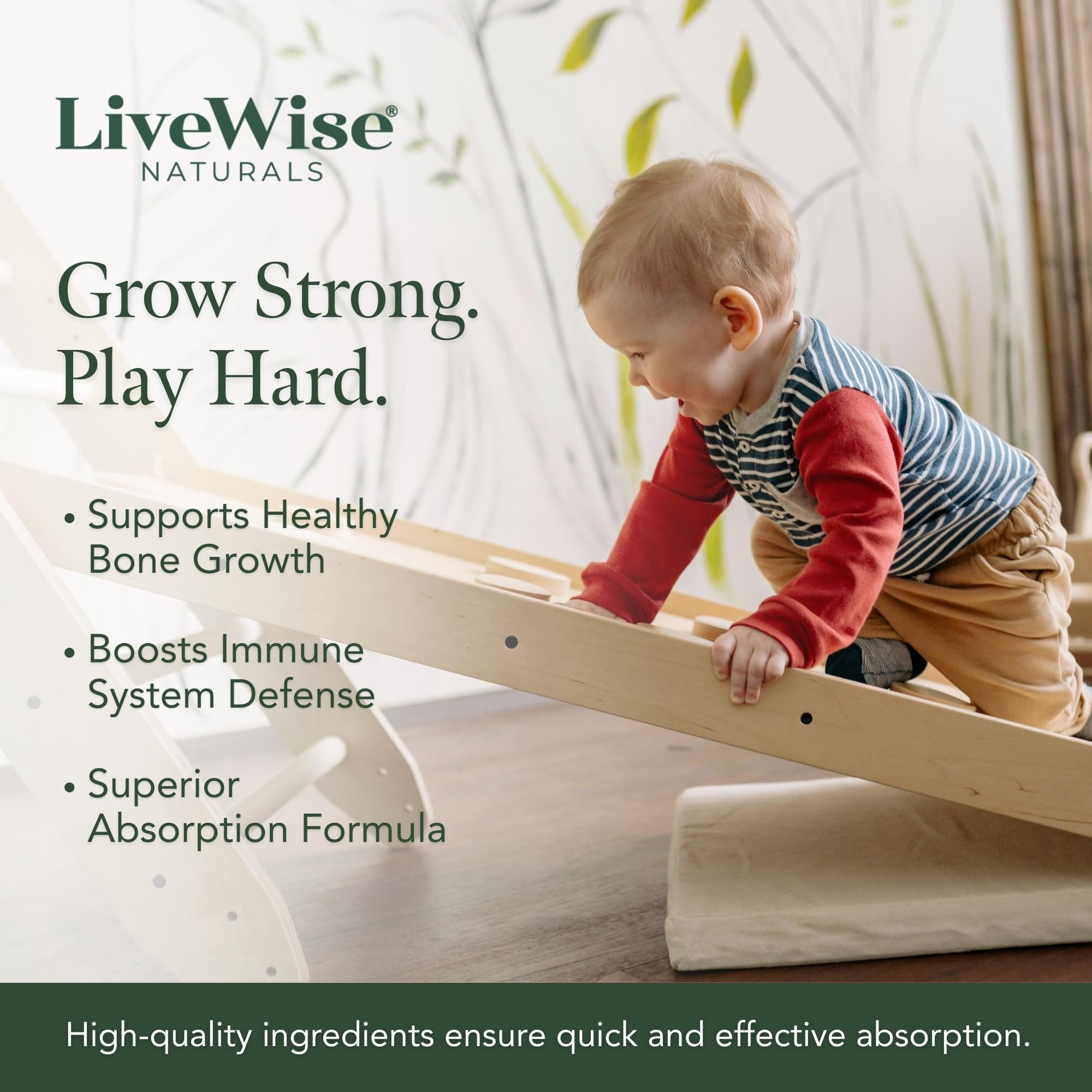 Concentrated formulation by Live Wise Naturals highlighting long-lasting value.