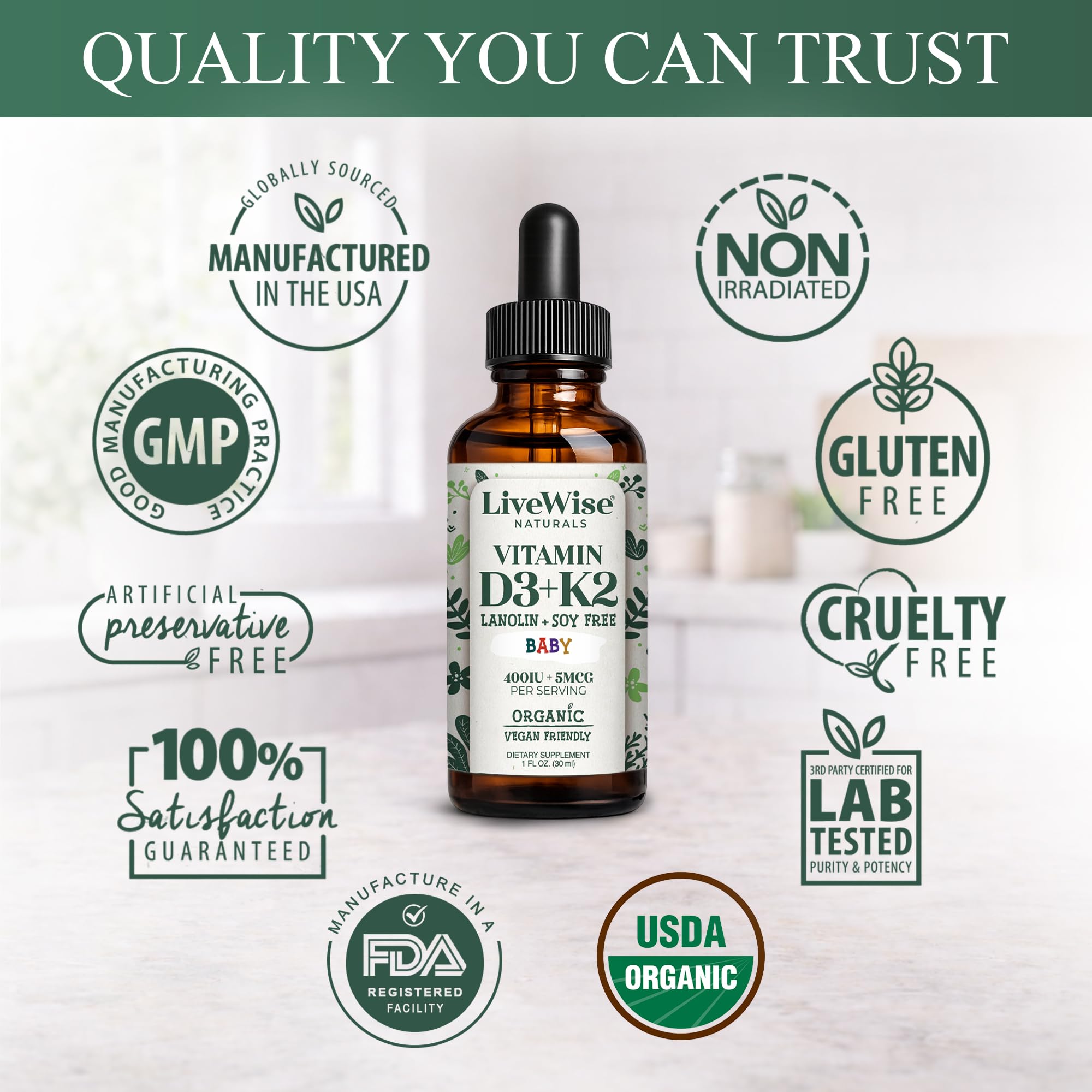 Travel‑friendly Live Wise Naturals packaging designed for on‑the‑go supplementation.