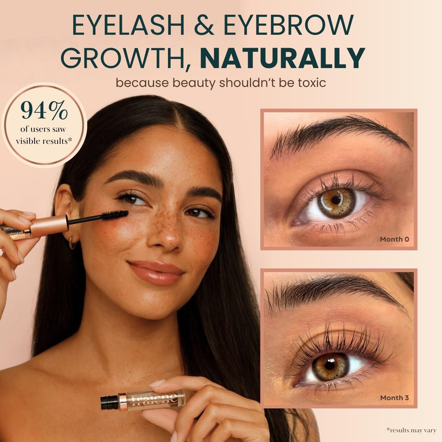 Live Fraiche lash serum dispensing tip enables precise lash application