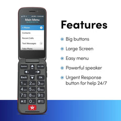 Lively Jitterbug Flip2 large screen supports clear conversations