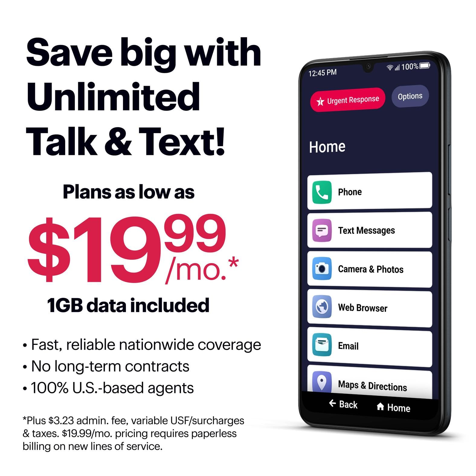 Lively Jitterbug Smart4 care team access means expert support when you need help