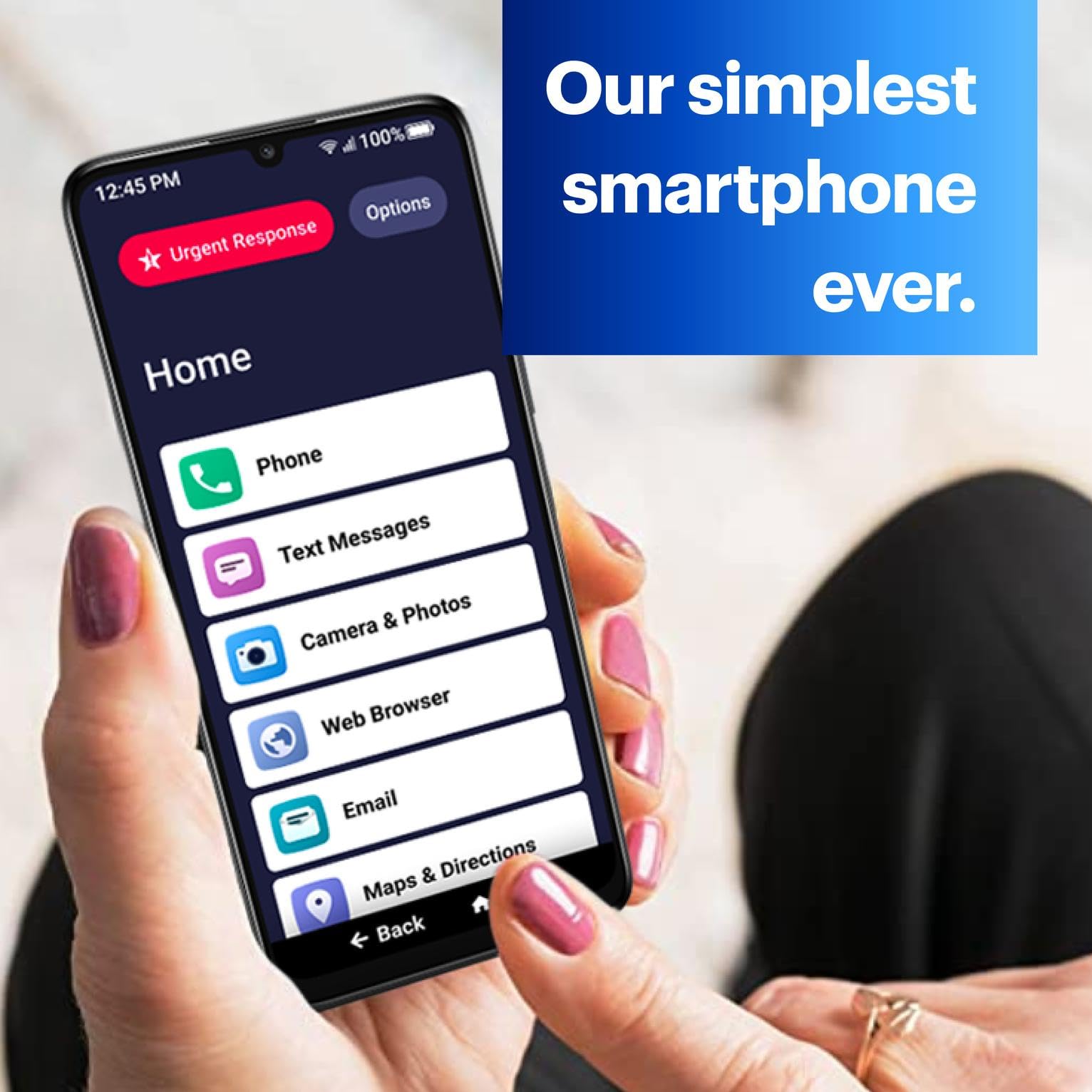 Lively Jitterbug Smart4 preinstalled SIM card simplifies setup and activation