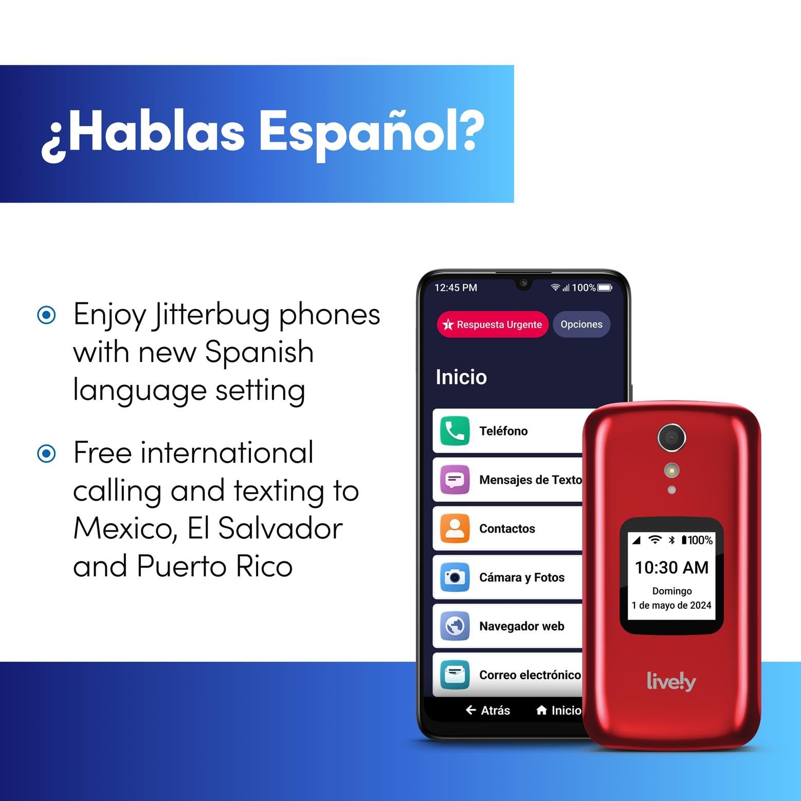 Lively Jitterbug Smart4 real-time captioning helps follow conversations in real time