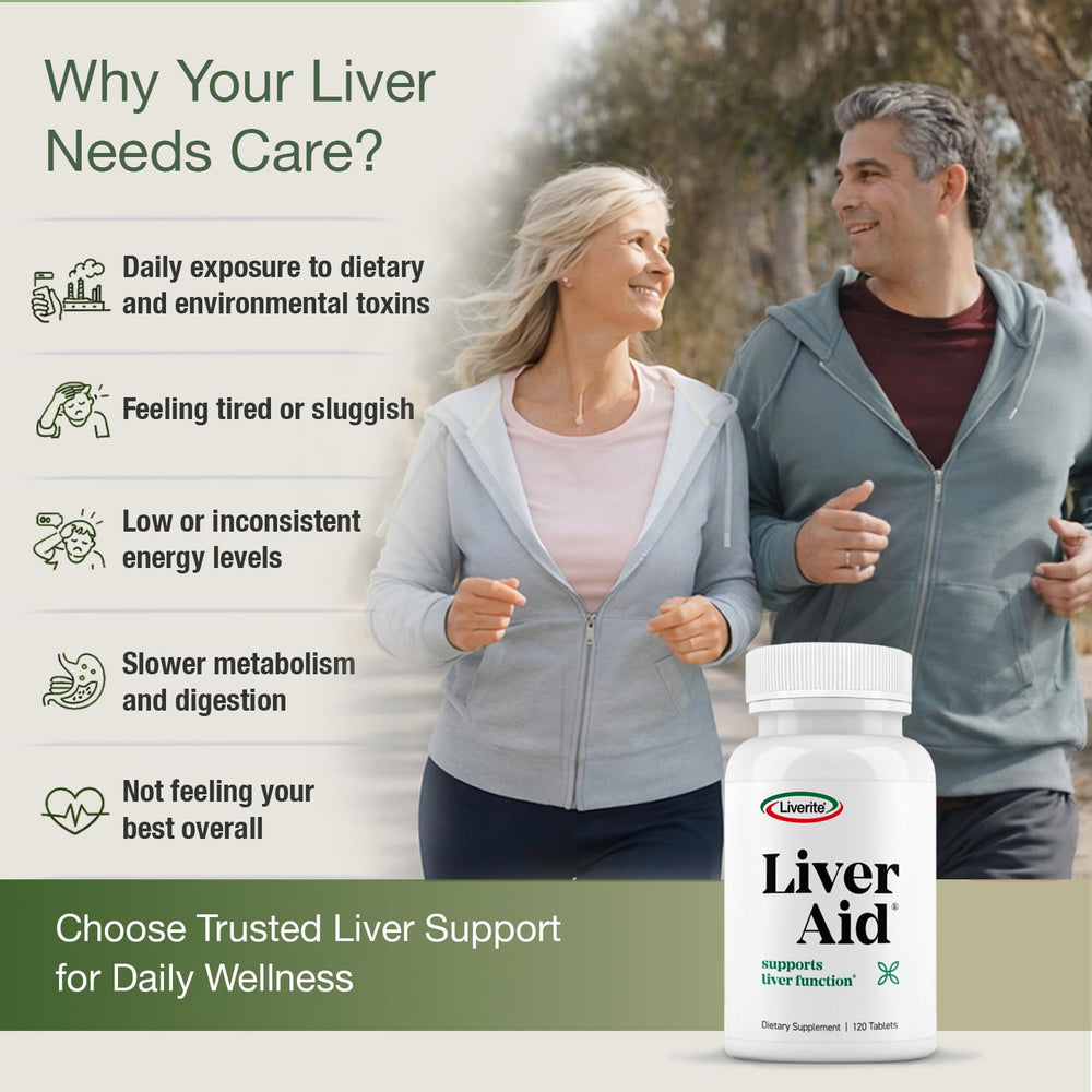 Liverite Liver Aid ingredients closeup spotlights high-quality, carefully selected components