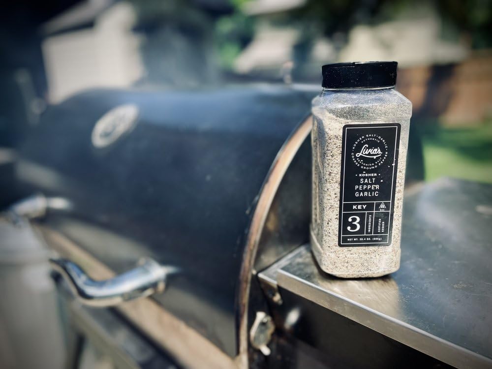 Livia’s kitchen counter jar keeps premium flavor within reach.