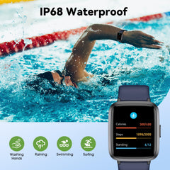 LIVIKEY fitness tracker watch sleep monitor shows rest quality