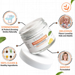 Scoop-dispensing Living Well powder for easy daily use