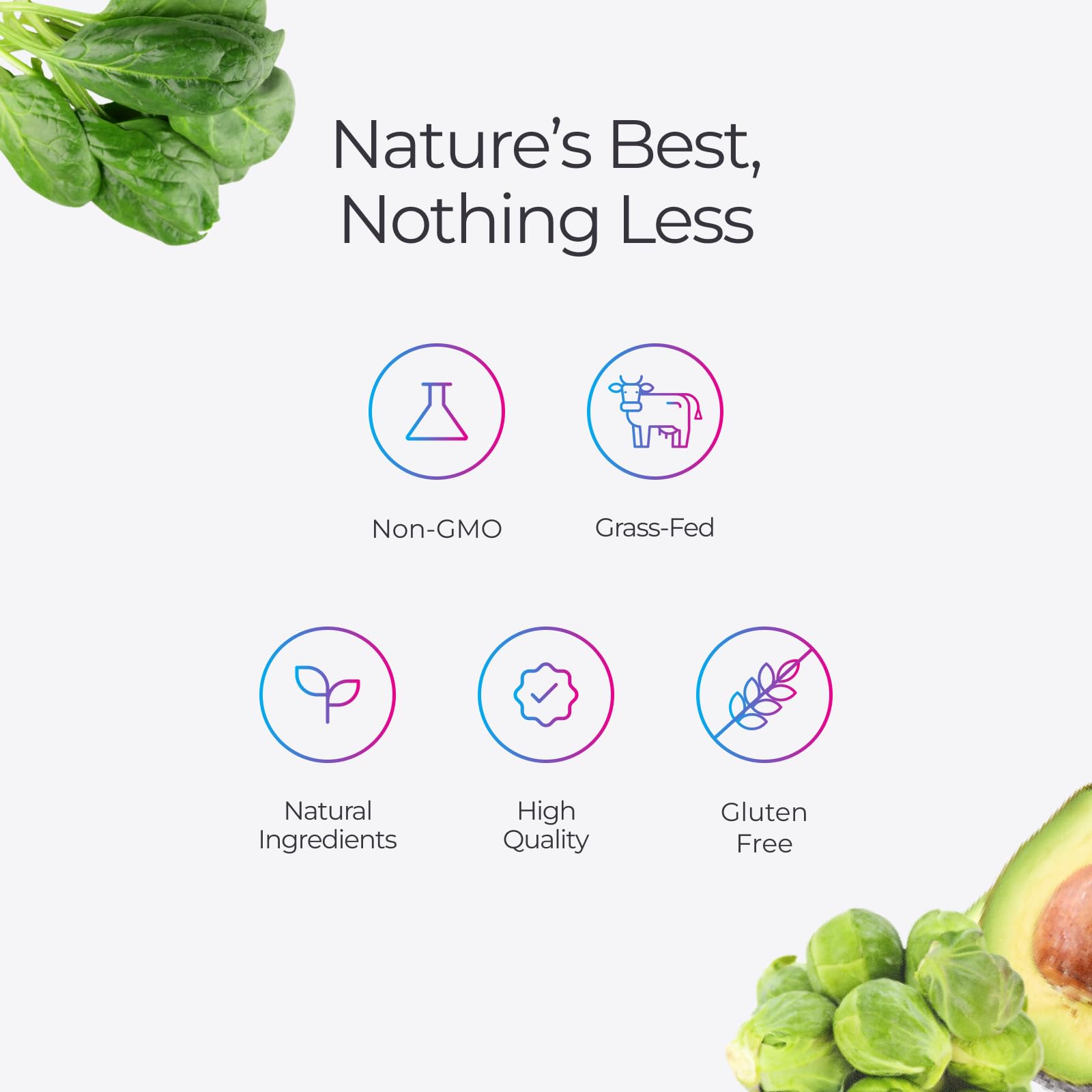 Livingood Daily bottle highlights biotin and vitamin C for hair and nails.