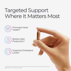 Livingood Daily Cholesterol Support with bergamot on the label for energy and antioxidant support.