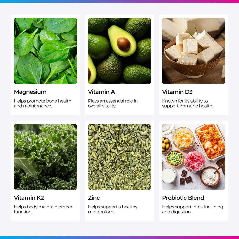 Vegetarian, allergen-free Livingood Daily supplement packaging.