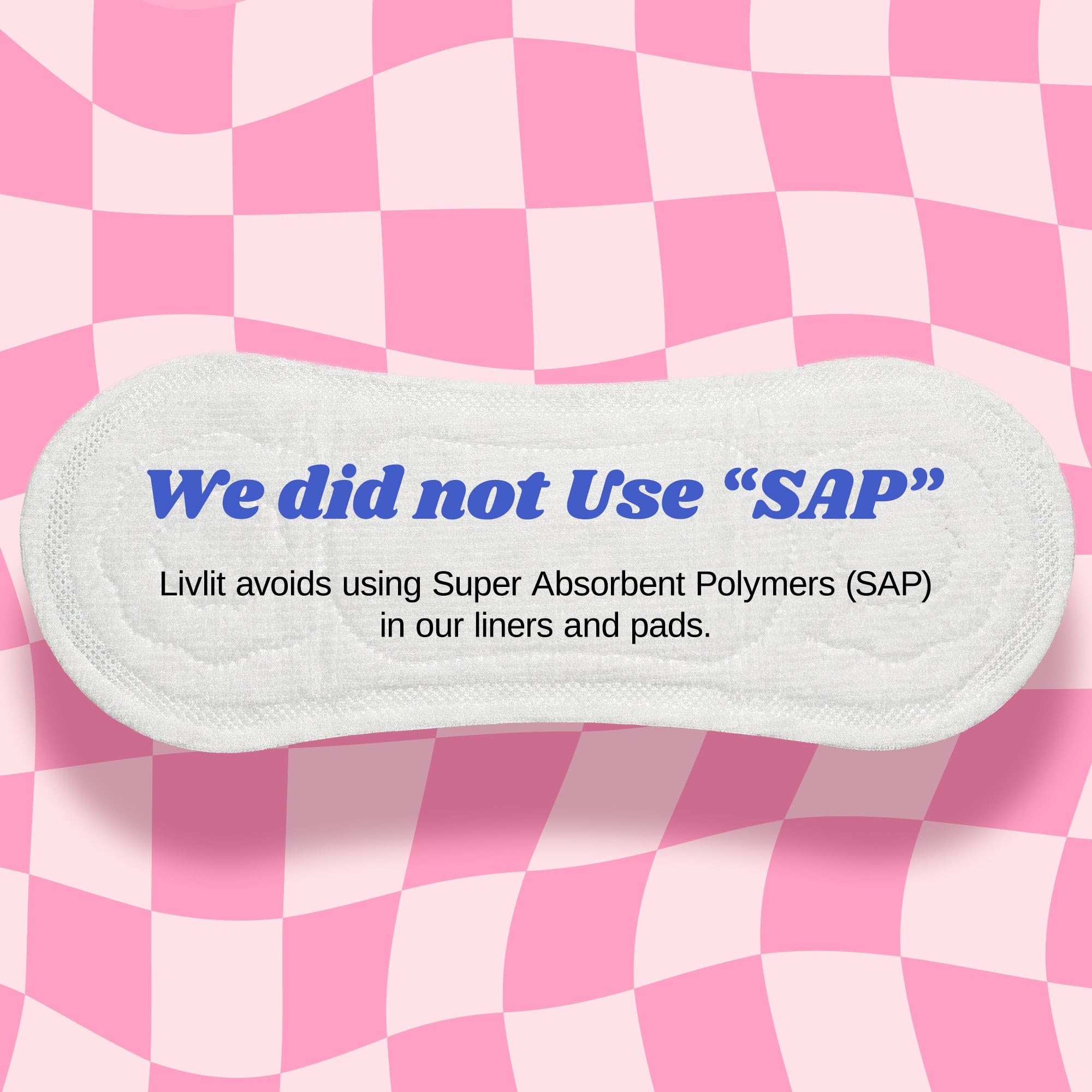 Livlit Panty Liner cotton texture highlights comfortable daily wear.