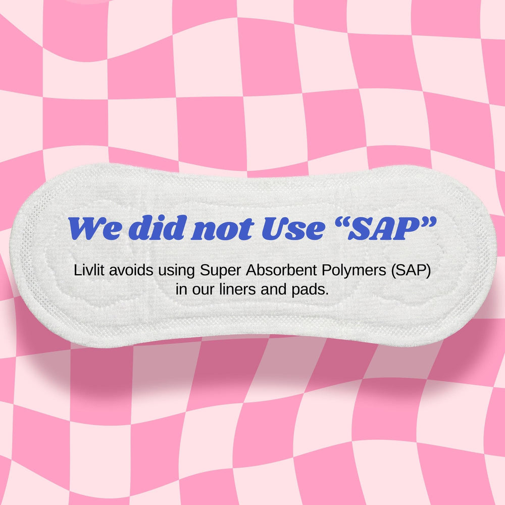 Livlit Panty Liner cotton texture highlights comfortable daily wear.