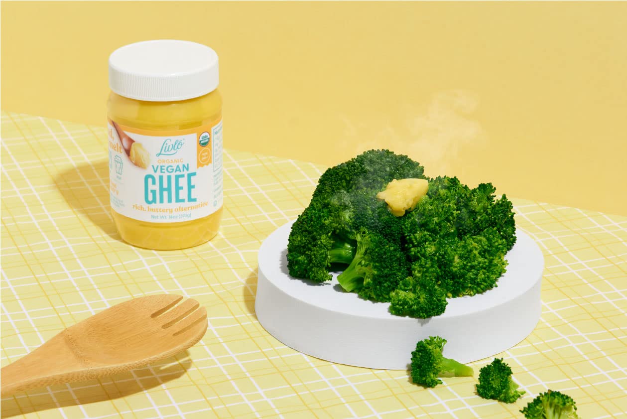 Popcorn with Livlo ghee melted for a rich finish.