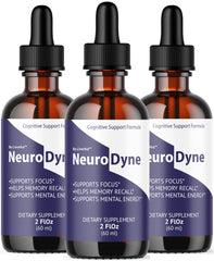 LIVORKA NeuroDyne Drops bottle front view for daily focus support.