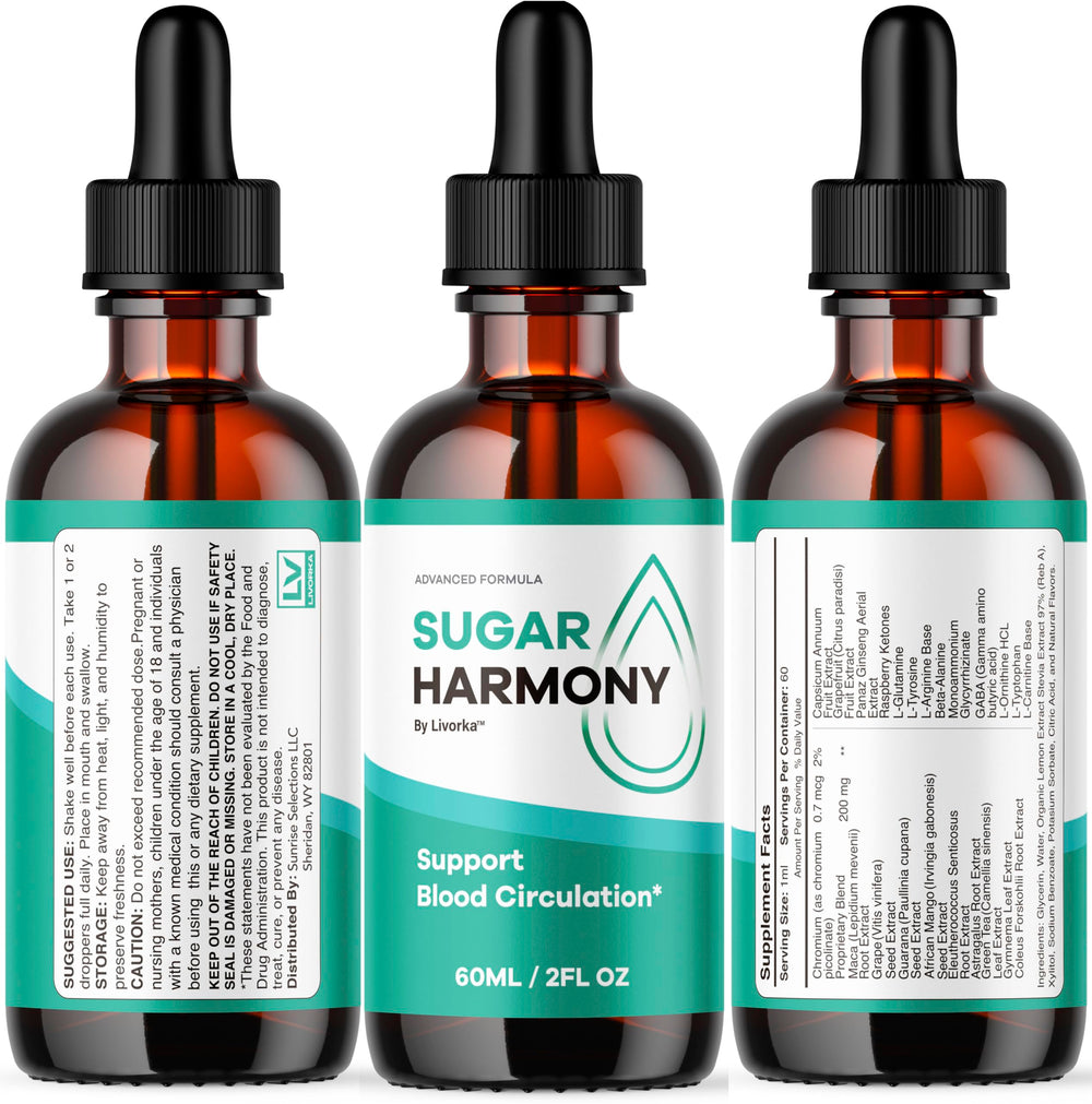 LIVORKA Sugar Harmony Drops ready for daily use in your routine