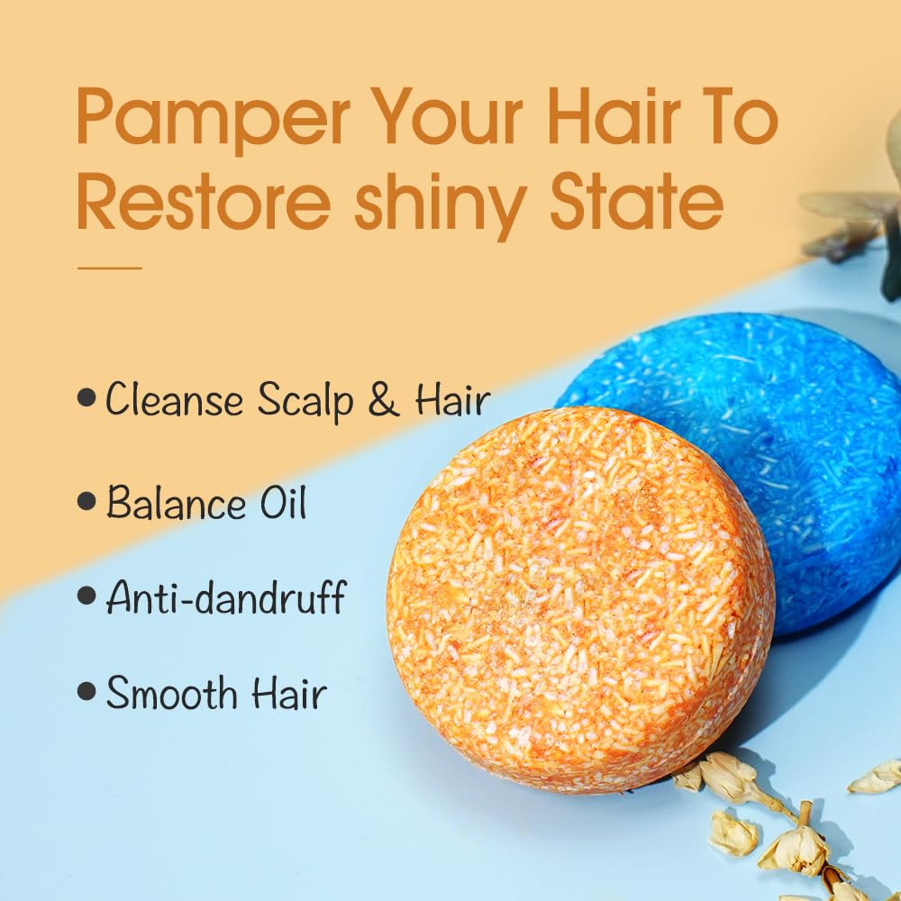 LIYALAN solid shampoo suitable for color-treated hair cleansing.