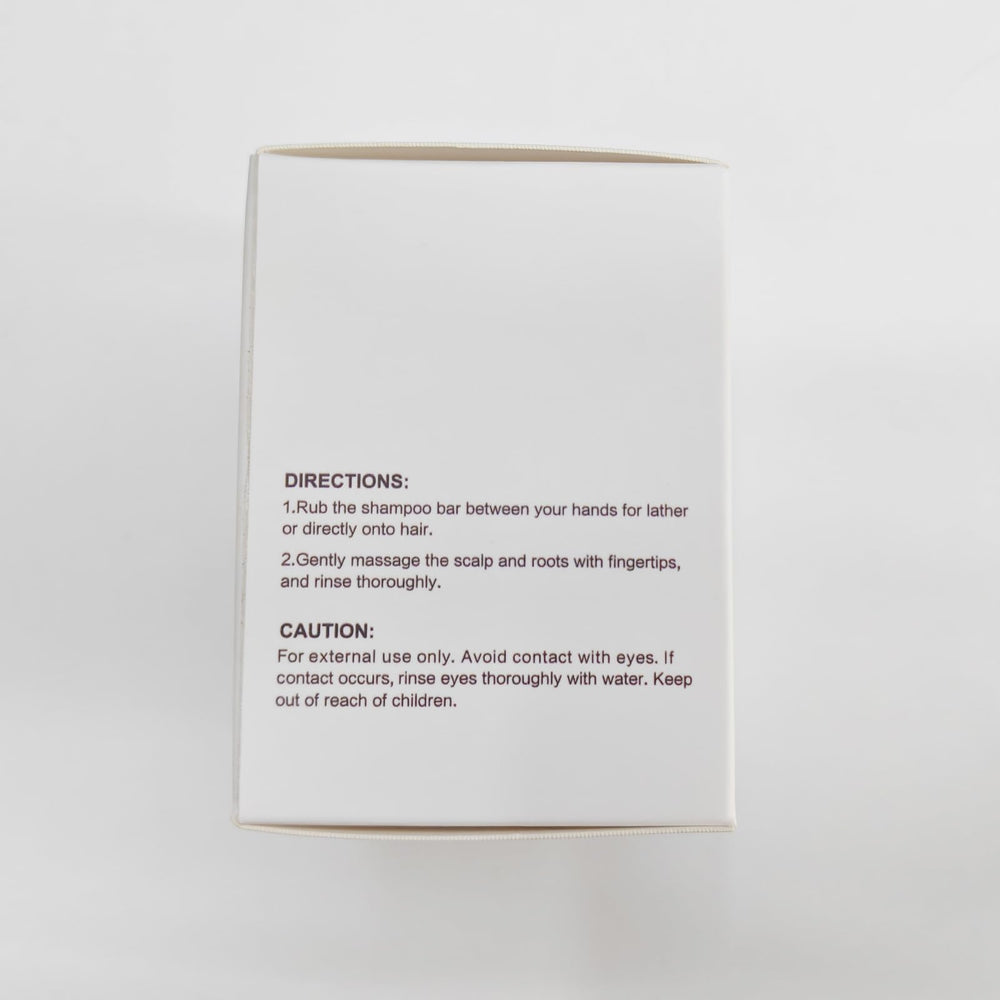 LIYALAN rosemary-jasmine bar after-use adds shine and softness.