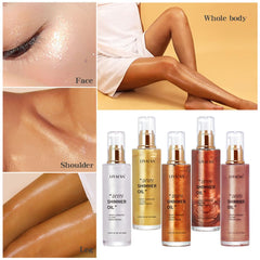 LIYALAN Bronze-gold sun-kissed glow with quick-dry finish