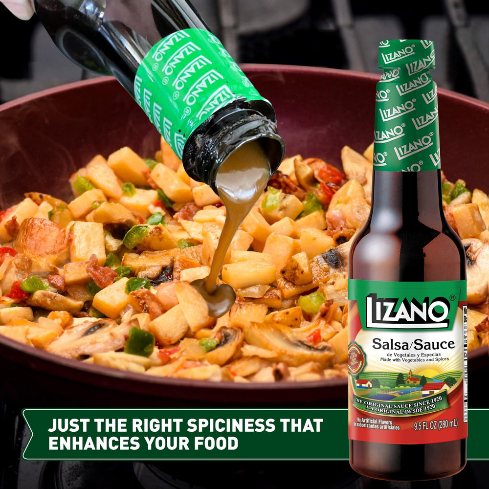 Lizano salsa ingredients list highlights vegetables and spices in a comforting blend.