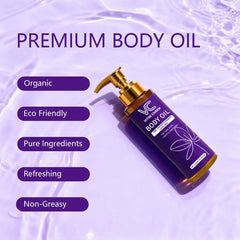 LJOQM Vitae Charm oil pour shows fast absorption and non-greasy feel.