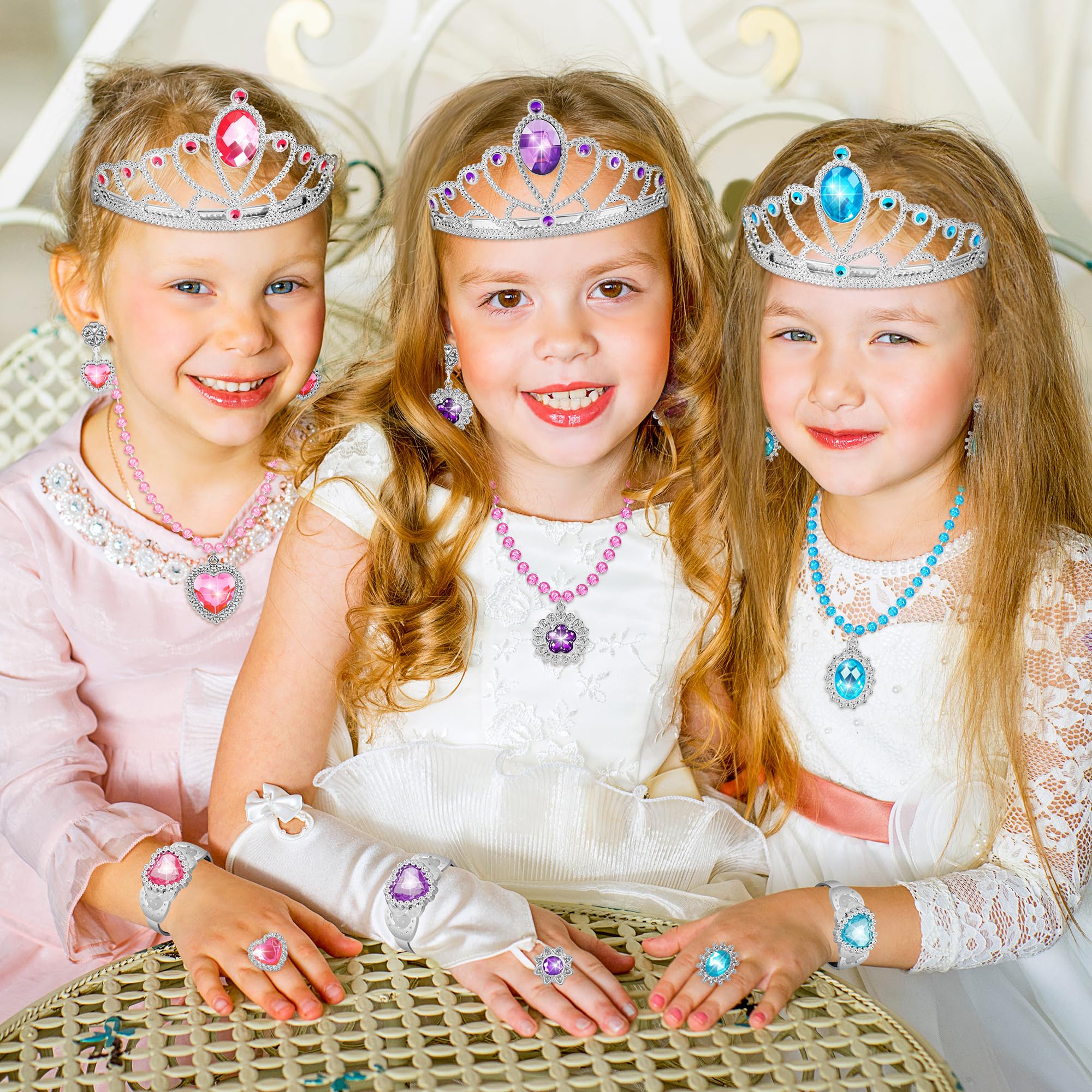 LJZJ party gift packaging box showcasing a complete dress-up set.
