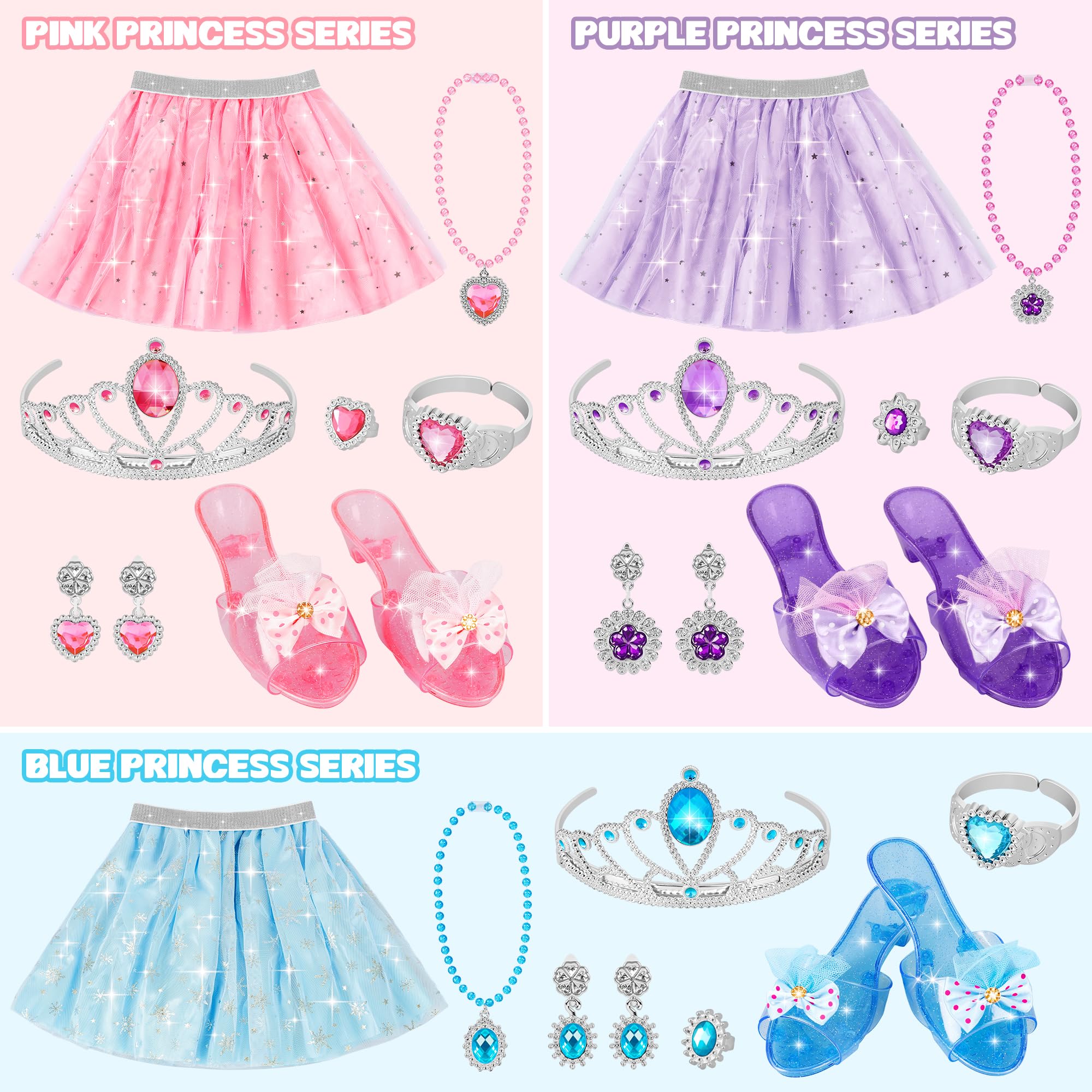 LJZJ storage case keeps princess toys tidy and portable.