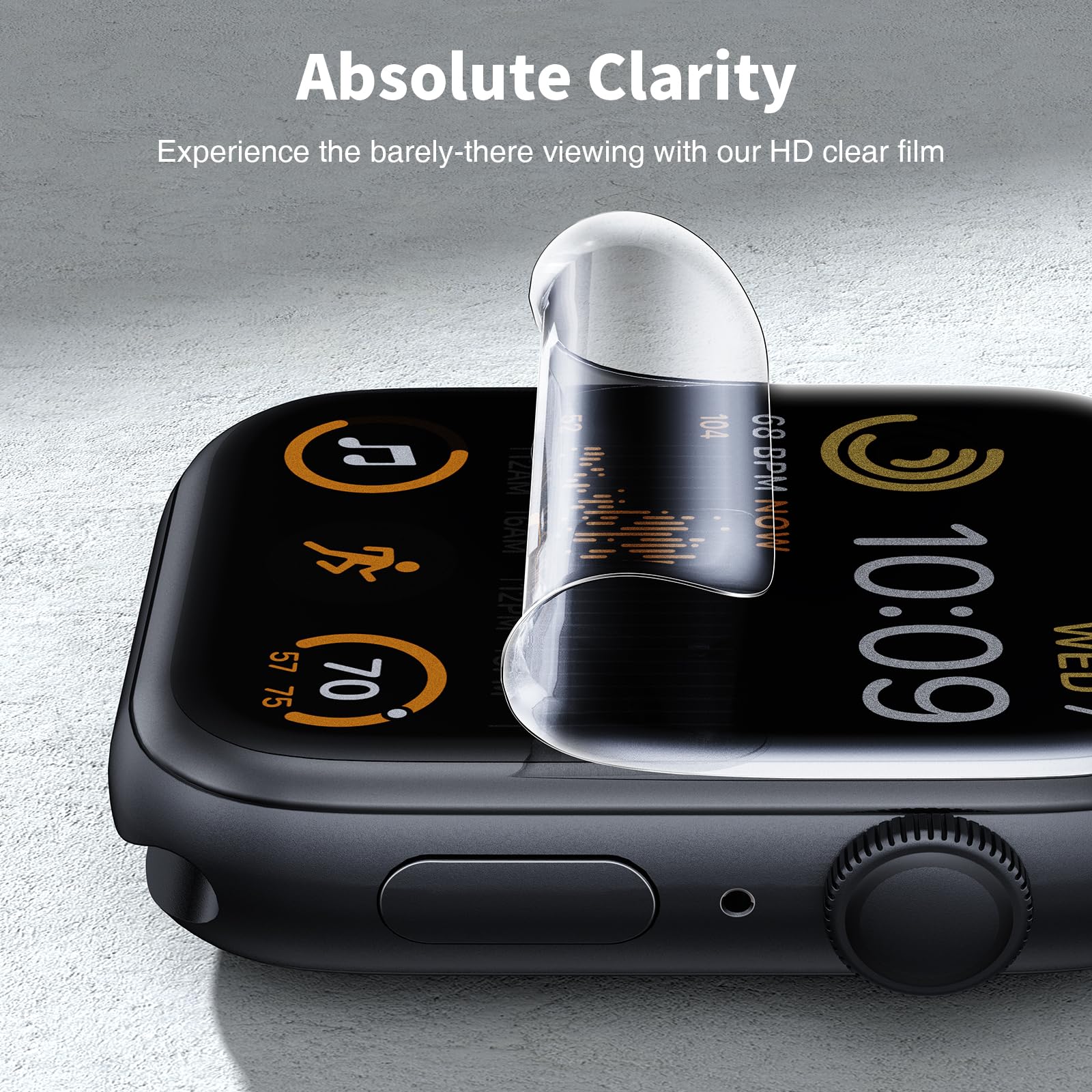 LK Touch-sensitive film maintains haptic response for seamless wear.