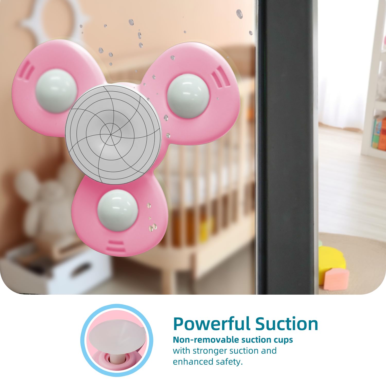 LiKee baby hands on spinning action for fine motor exploration