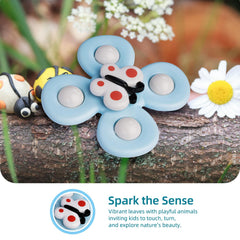 LiKee suction cup on window enabling window play and exploration