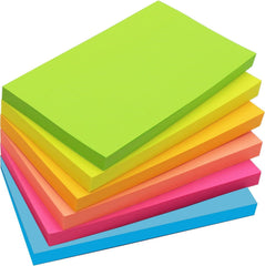 Lkpezy 3x5 sticky notes yellow for clear to-do lists and reminders.