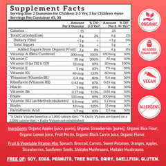 Llama Naturals whole-food ingredients support natural nutrient absorption in gummies.